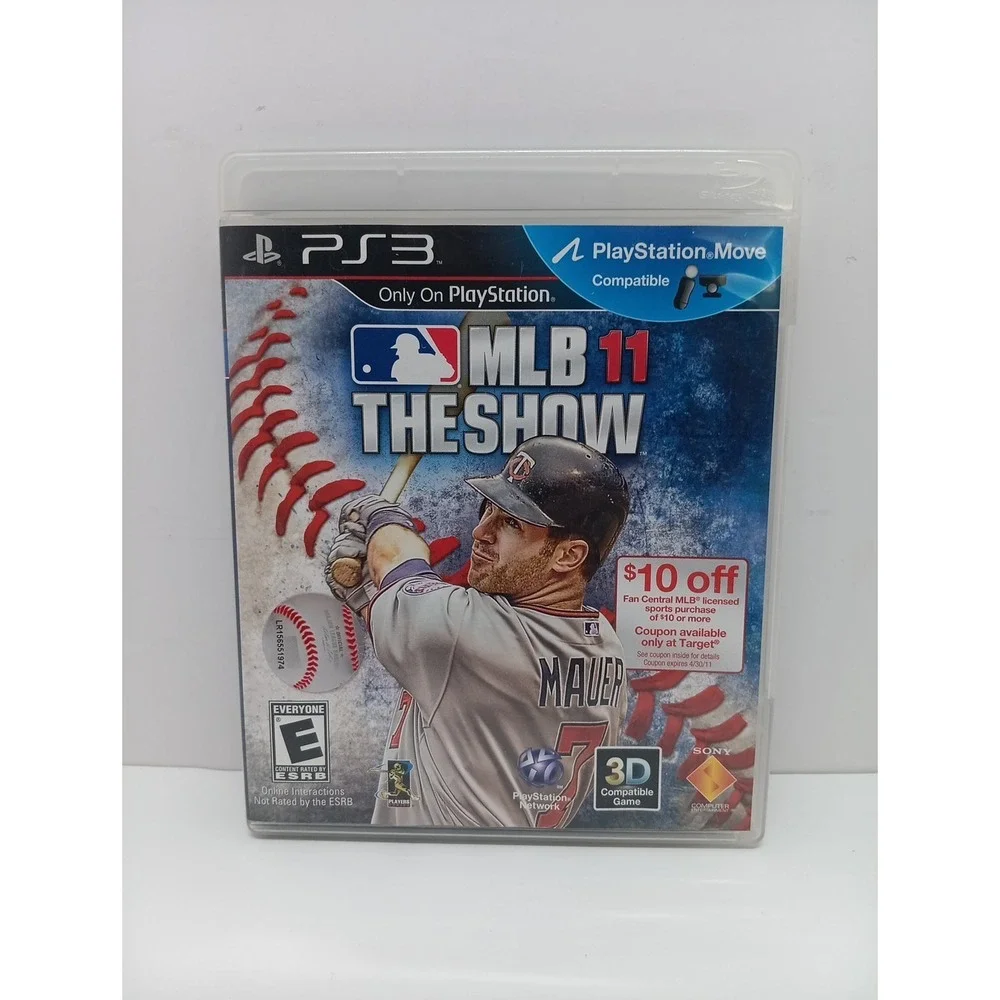 ⚾️  MLB 11 The Show | Joe Mauer  | PlayStation 3 (PS3) | CIB | Tested & Works